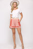 Coral Texture Knit Shorts