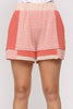 Coral Texture Knit Shorts