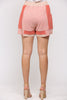 Coral Texture Knit Shorts