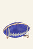 Rhinestone Encrusted Football Clutch Bag