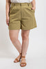 Lt. Olive Plus Midi Shorts