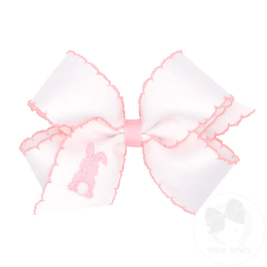 Medium Easter Bunny Bow EMB w/STCH