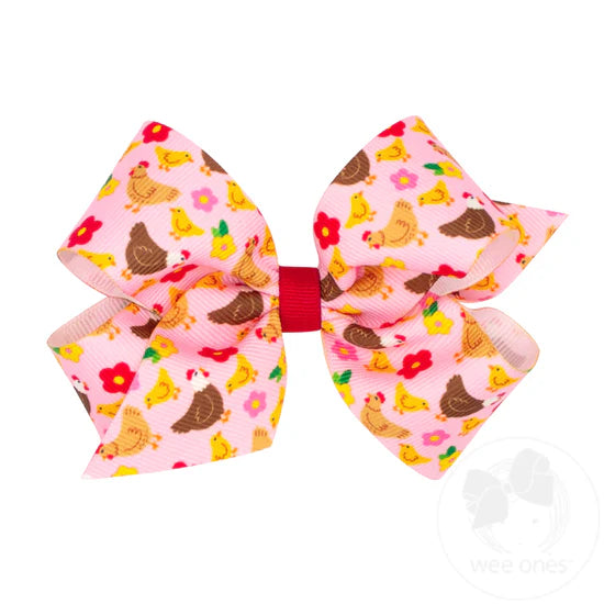 CK Farm Print Bow