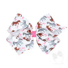 Horse Farm Print Bow