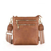 Retro Contrasting PU Leather Crossbody Bag