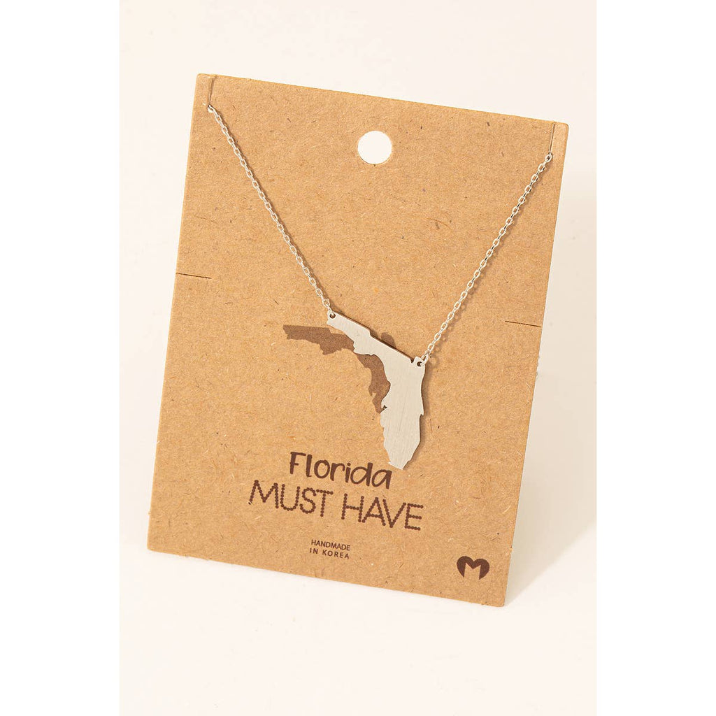 Florida State Pendant Necklace