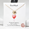 Good Heart Dainty Heart Charm Necklace