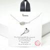 Tennis racket cz necklace