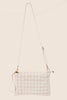 Faux Leather Basket Weave Bag