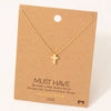 Dainty Mini Cross Pendant Necklace