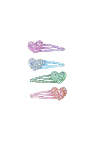 Sparkle Heart Bobble Hairclip