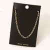 Gold Dipped Chain Link Necklace