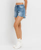 Rebecca HIGH RISE WAIST CLEAN CUT A LINE SHORTS