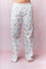 Poplin Bow with Rose Pajama Set