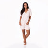 Women's SS Collared PJ Macaroon