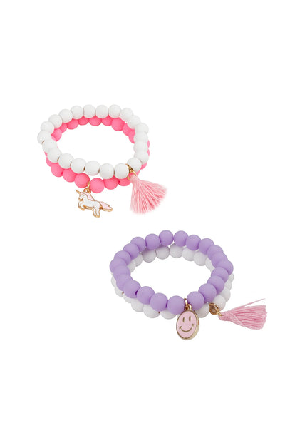 Pretty Pastel Bracelets 2pc