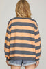 Stripe Pullover Sweatshirt