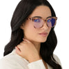 Willa Cream Tort Blue LIght Readers