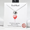 Good Heart Dainty Heart Charm Necklace