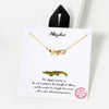 Alligator dainty necklace