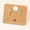 Mini Cross Stud Earrings