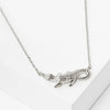 Alligator dainty necklace