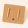 Dainty Bar Stud Earrings