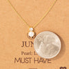 June Pearl Gem Pendant Necklace