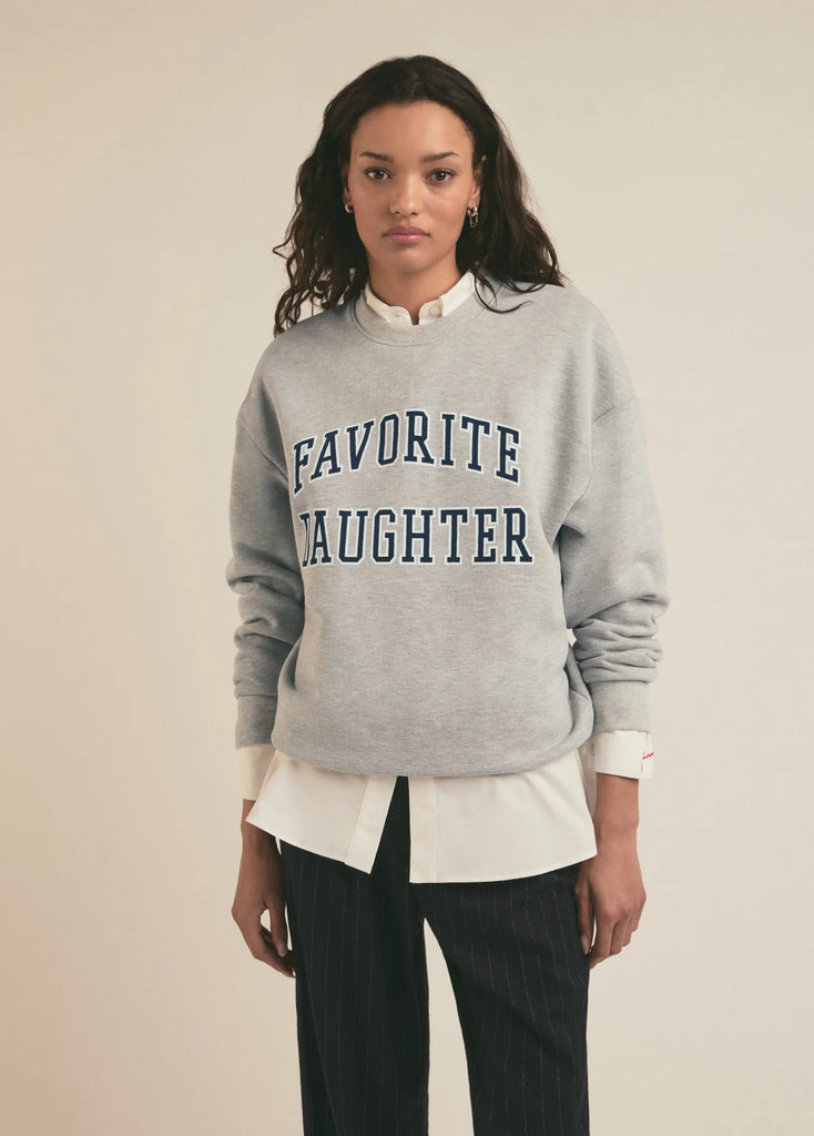 Favorite Daughter Sweatshirt Heather Gray